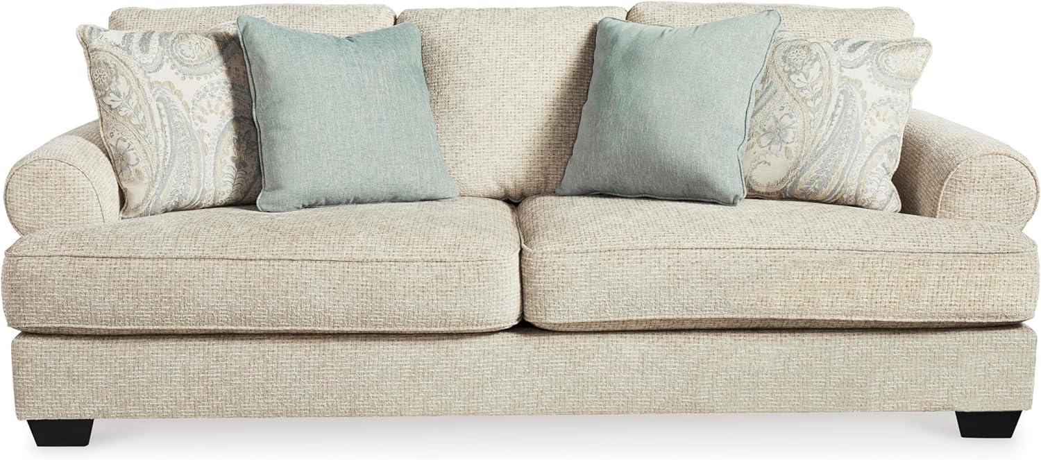 imageSignature Design by Ashley Monaghan Classic Upholstered Oversized Chair with Toss Pillow Light BrownSofa