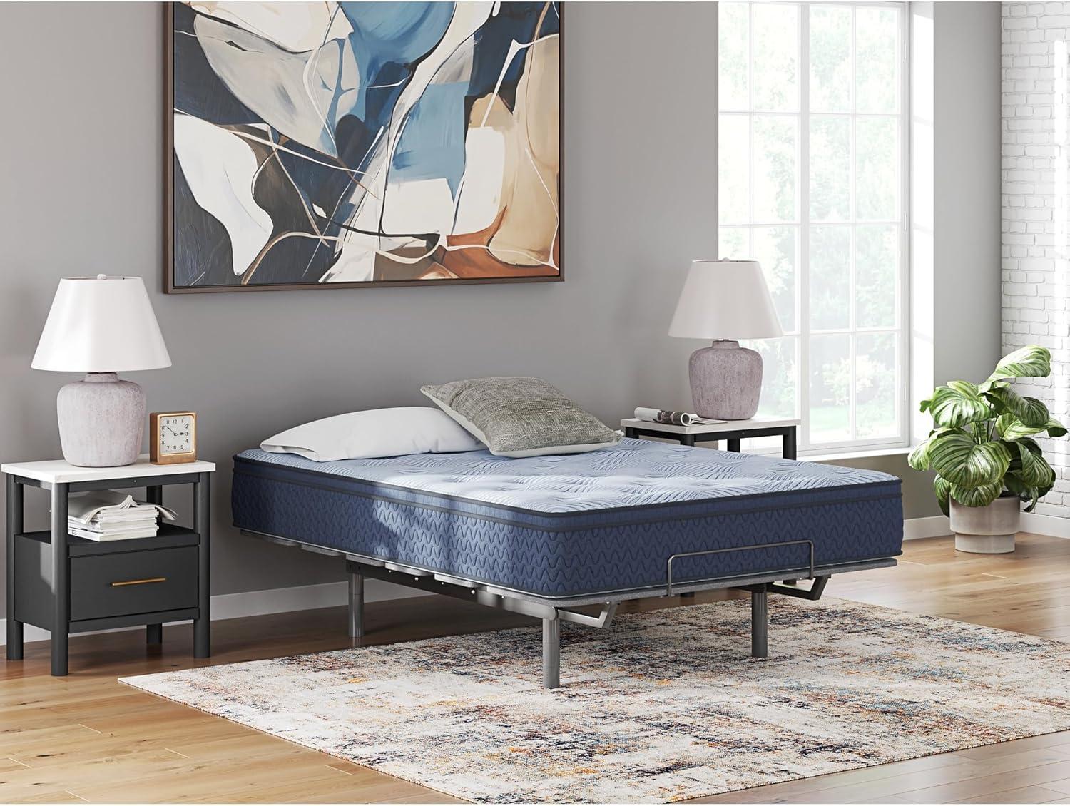 imageSignature Design by Ashley Peak 20 12 Hybrid 12 Inch Medium Gel Memory Foam Mattress with Edge Support for Cool Sleep and Pressure Relief Queen