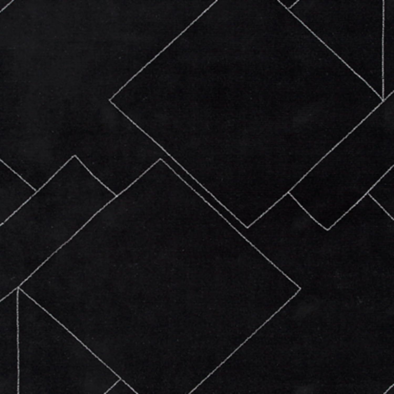 imageSignature Design by Ashley Qaabiz Bohemian 8 x 10 Indoor Medium Pile Geometric Area Rug Light Brown ampamp BlackBlackWhite