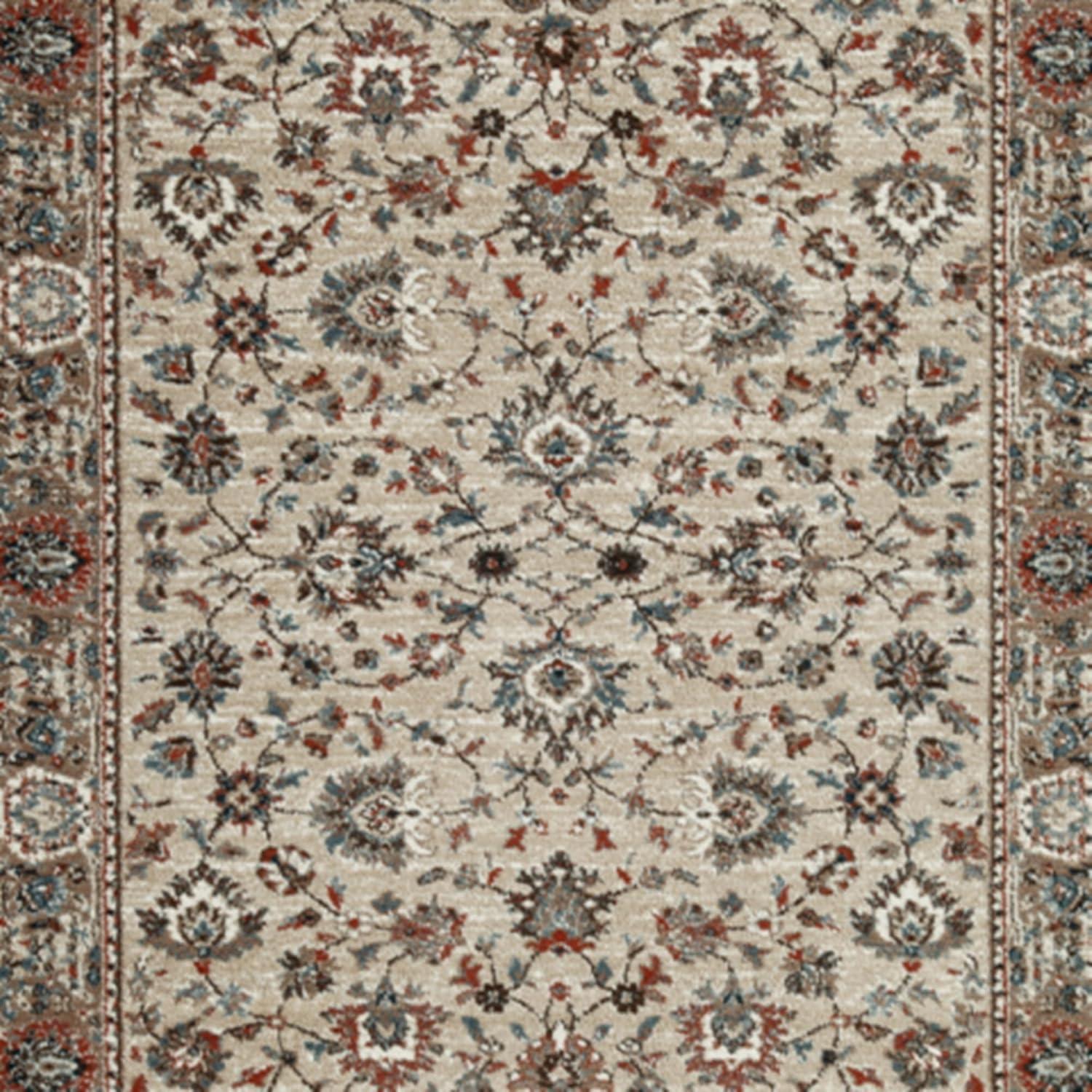 imageSignature Design by Ashley Qaabiz Bohemian 8 x 10 Indoor Medium Pile Geometric Area Rug Light Brown ampamp BlackBlueBrownBeige