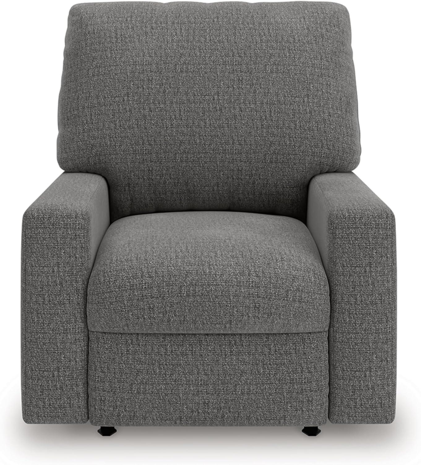 imageSignature Design by Ashley Revenna Casual Square Upholstered Oversized Accent Ottoman GrayDark Gray