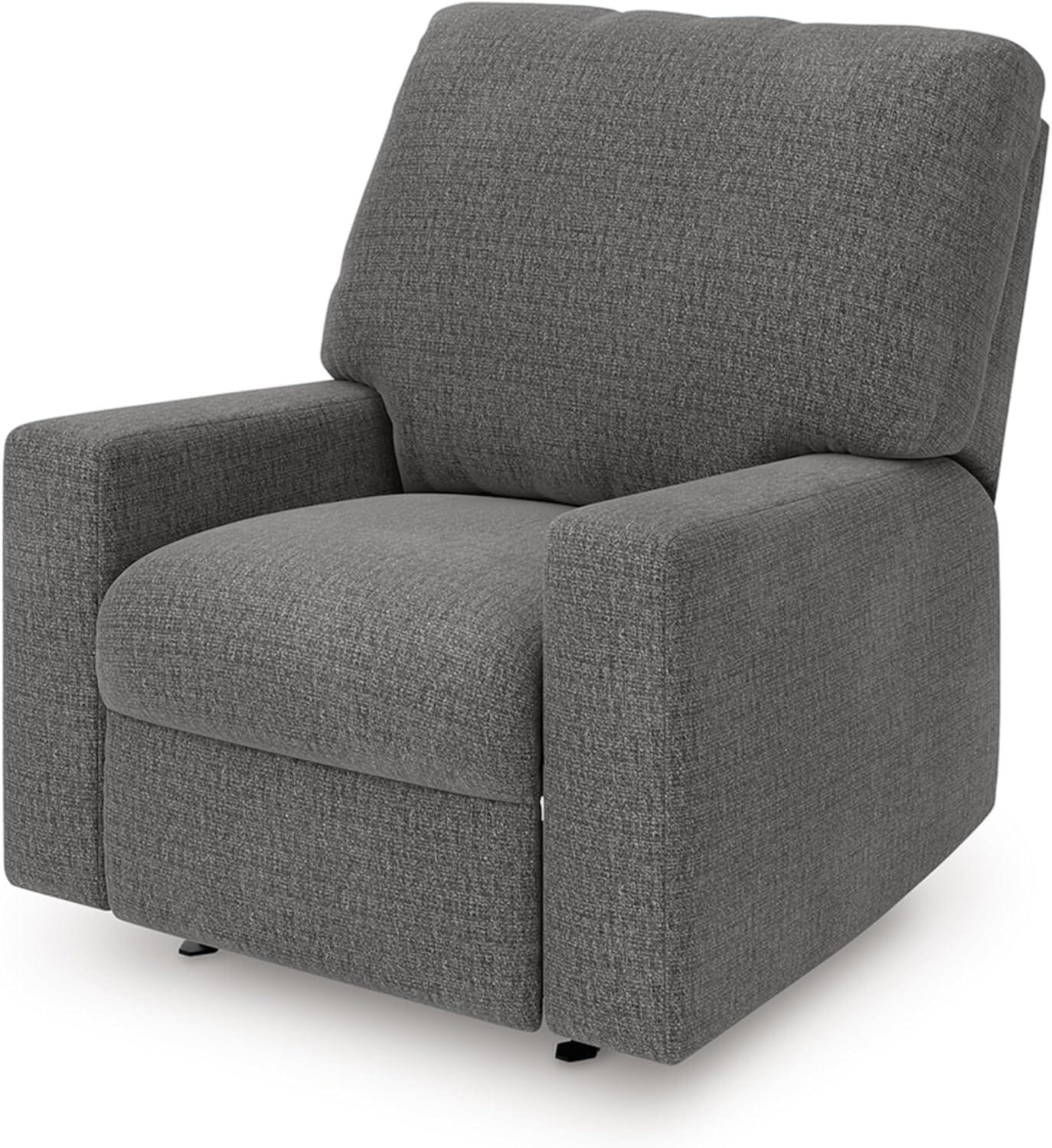 imageSignature Design by Ashley Revenna Casual Square Upholstered Oversized Accent Ottoman GrayDark Gray