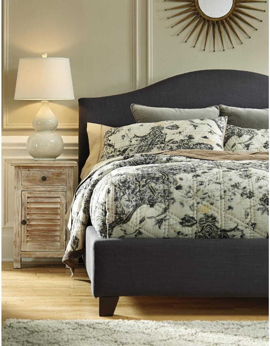 imageSignature Design by Ashley Saffi 31quot Ceramic Table Lamp with Double Gourd Base CreamSaffi