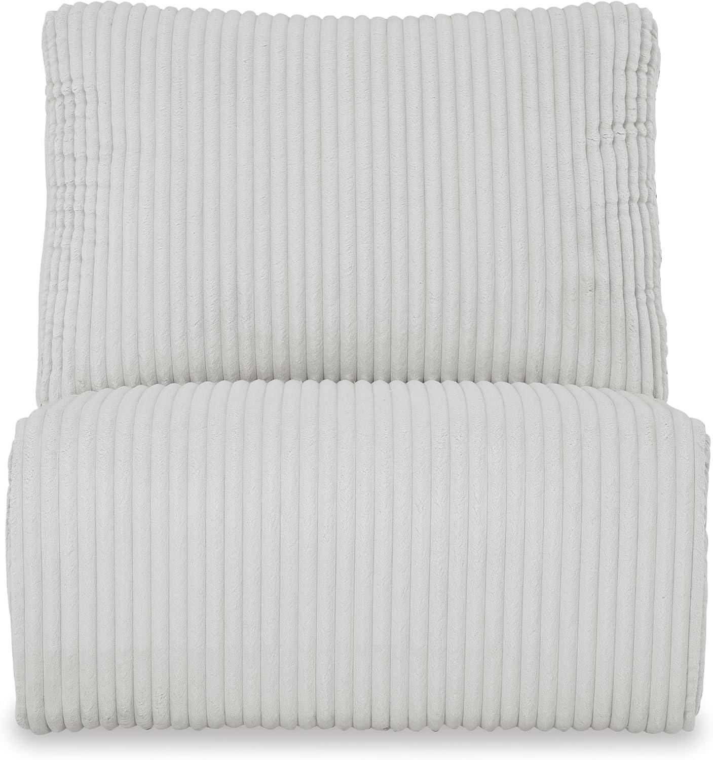 imageSignature Design by Ashley Top Tier Casual LShaped 3Piece Reclining Sectional Sofa with Chaise Console Storage and 4 Accent Pillows WhiteWhite