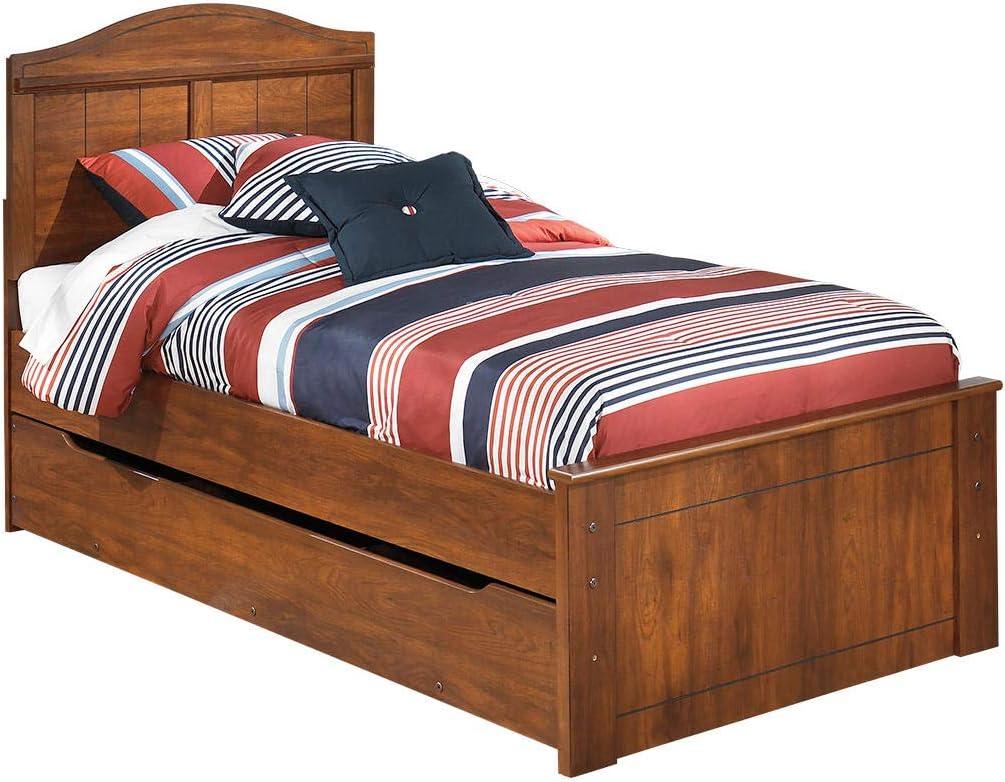 imageSignature Design by Ashley Twin Wooden Bunkie Board Roll Slats 56 Inch Mattress SupportTwin