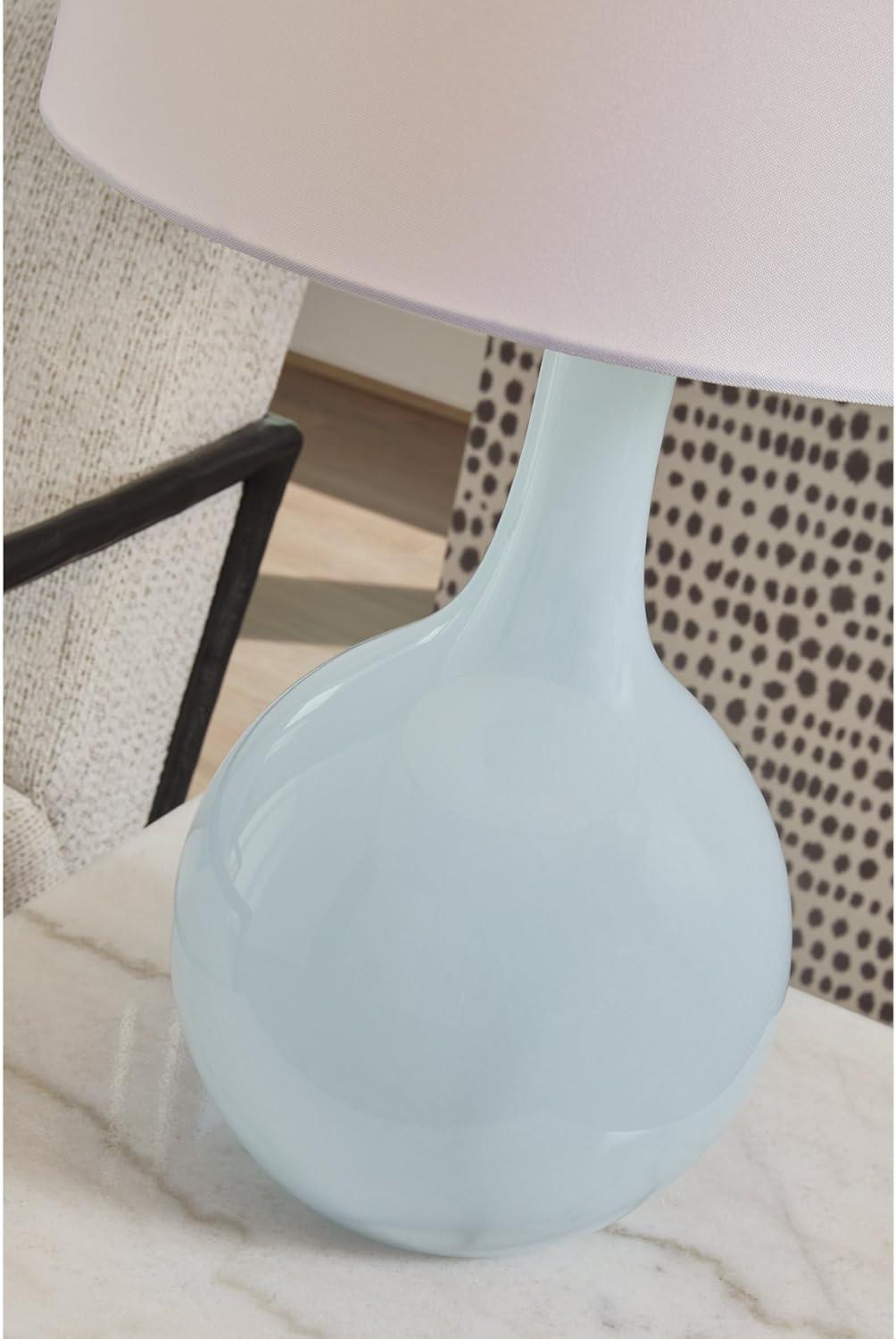 imageSignature Design by Ashley Wendfield Industrial Metal Floor Lamp with Dome Shade MetallicAqua