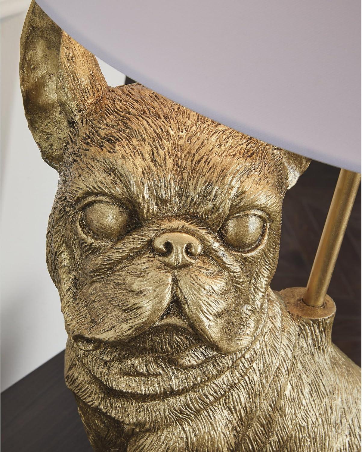 imageSignature Design by Ashley Wendfield Industrial Metal Floor Lamp with Dome Shade MetallicGold