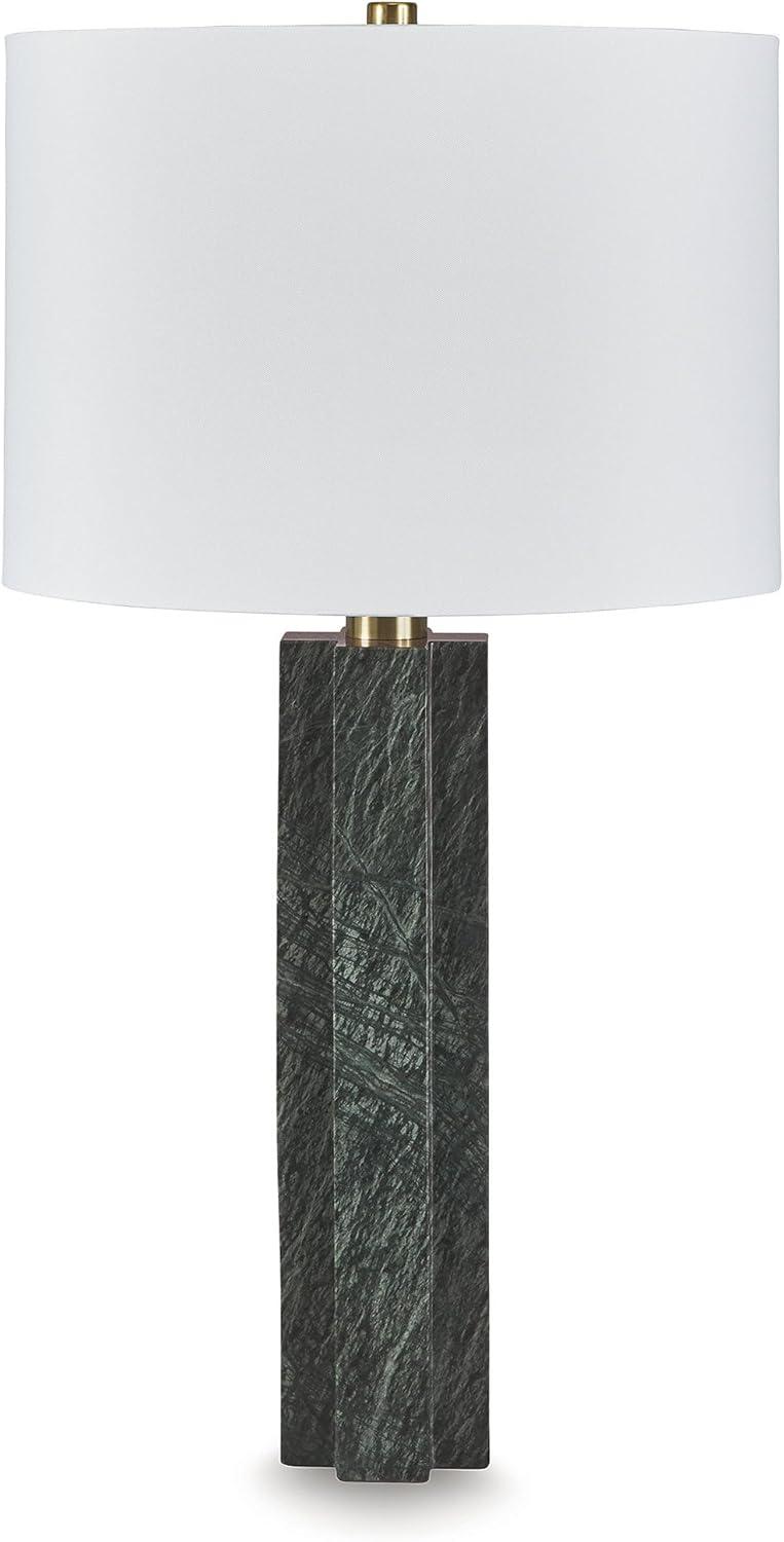 imageSignature Design by Ashley Wendfield Industrial Metal Floor Lamp with Dome Shade MetallicGreen
