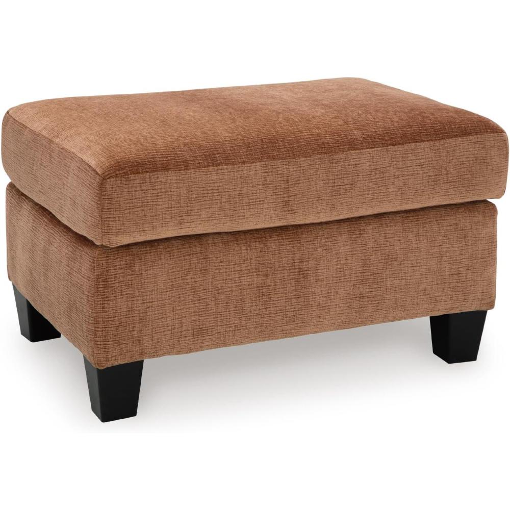imageSignature Design by Ashley Amity Bay Modern Upholstered Rectangular Ottoman Light BrownLight Brown