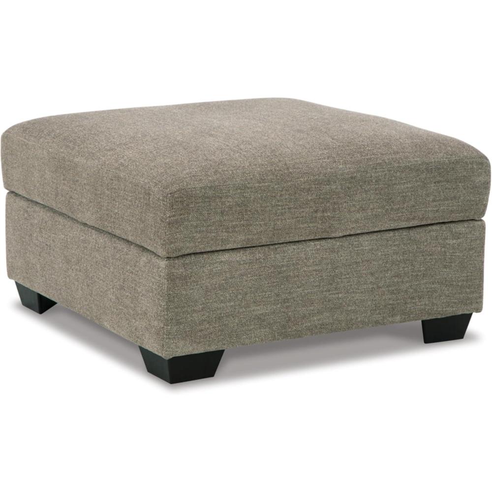 imageSignature Design by Ashley Creswell Modern Square Storage Ottoman Gray
