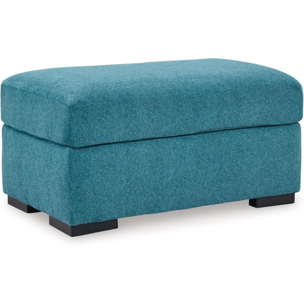 imageSignature Design by Ashley Keerwick Modern Ottoman for Living Room YellowBlue