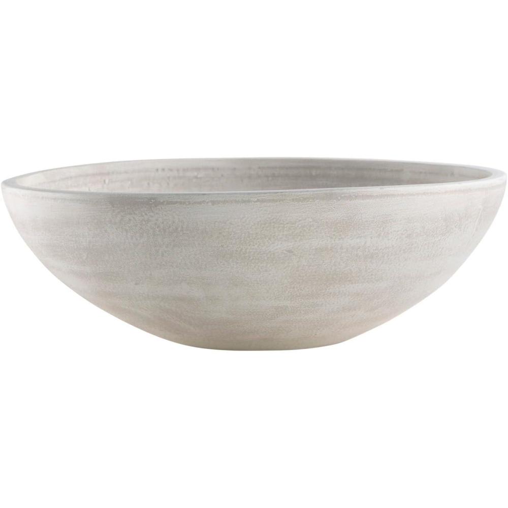 imageSignature Design by Ashley Meadie Casual Distressed Terra Cotta Round Bowl BlackWhite