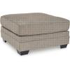 imageSignature Design by Ashley Cannonbrook Contemporary Square Oversized Accent Ottoman for Living Room Light Brown