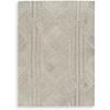 imageSignature Design by Ashley Jadott Casual Indoor Geometric Wool Blend Handmade 8 x 10 Large Rug Beige ampamp Light Brown52 x 71 Rectangular