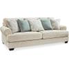imageSignature Design by Ashley Monaghan Classic Upholstered Oversized Chair with Toss Pillow Light BrownSofa