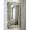 imageSignature Design by Ashley Norigan Casual Floor Mirror with Woven Sea Grass Frame Light Brown