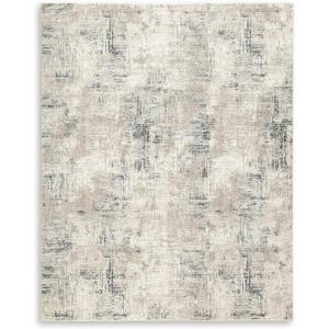 Signature Design by Ashley Gentor Contemporary Indoor Abstract 8 x 10 Rug, Blue & Biege(5′ x 7′ (Rectangular))