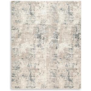 Signature Design by Ashley Gentor Contemporary Indoor Abstract 8 x 10 Rug, Blue & Biege(7’10” x 10′ (Rectangular))