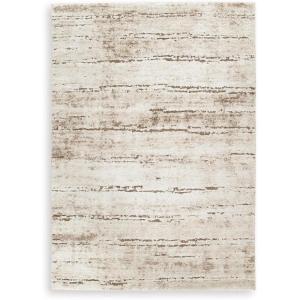 Signature Design by Ashley Kasney Casual Indoor Abstract 8 x 10 Rug, Beige & Light Brown(7’11” x 10’2″ (Rectangular))