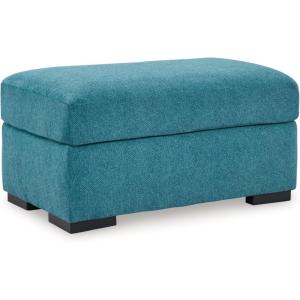 Signature Design by Ashley Keerwick Modern Ottoman for Living Room, Yellow(Blue)