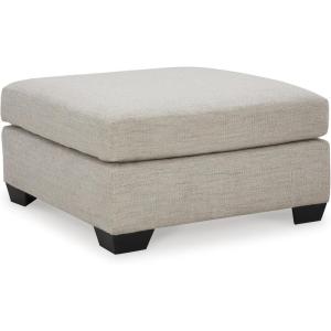 Signature Design by Ashley Mahoney Casual L-Shaped Tufted 2-Piece Sectional with Chaise, Loose Seat Cushions and 2 Accent Pillows, Beige(Light Gray)