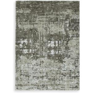 Signature Design by Ashley Valmontic Contemporary Indoor Abstract 8 x 10 Large Rug, Gray & Light Gray(5’1″ x 7’1″ (Rectangular))