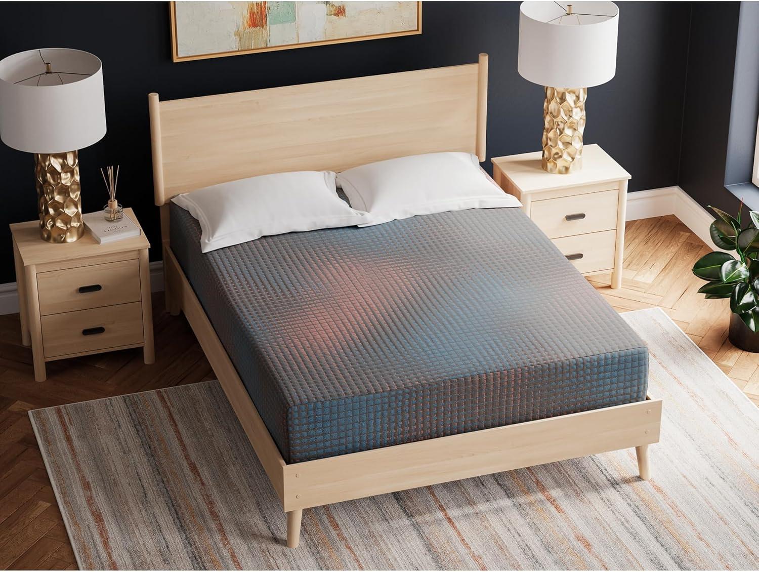 imageSignature Design by Ashley 13 Inch Hybrid Hot Buy Firm Mattress with Edge Support KingQueen