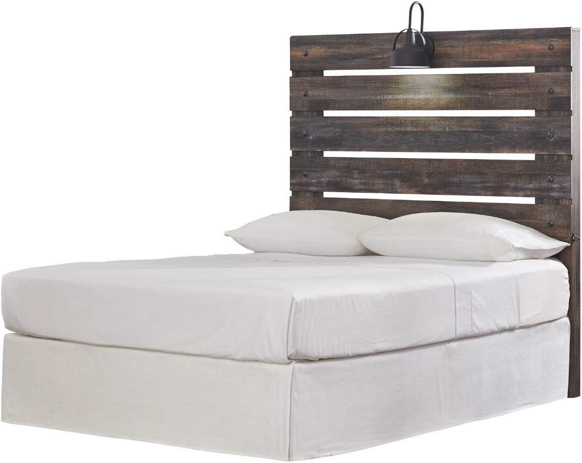 imageSignature Design by Ashley Adjustable Metal Bolt on Bed Base Frame with Protective Floor Glides KingCalifornia BlackQueen