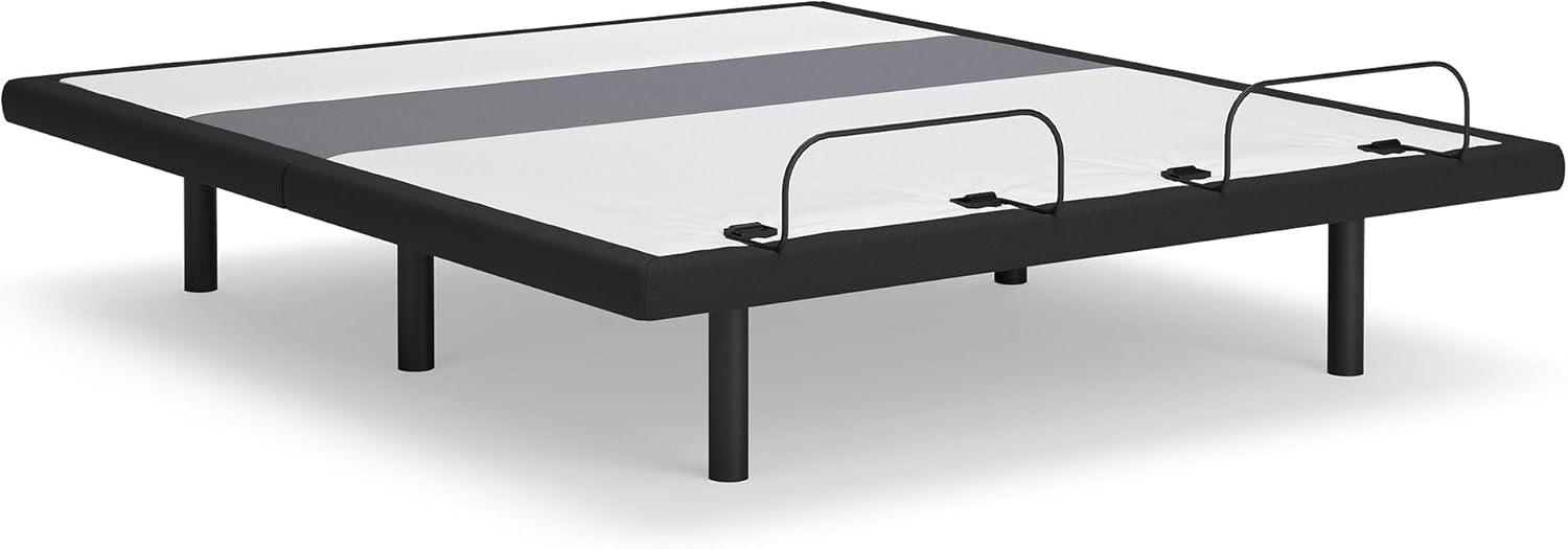 imageSignature Design by Ashley Best Base with Lumbar and Audio Traditional California King Adjustable Base with LED Lighting and Remote Control Gray