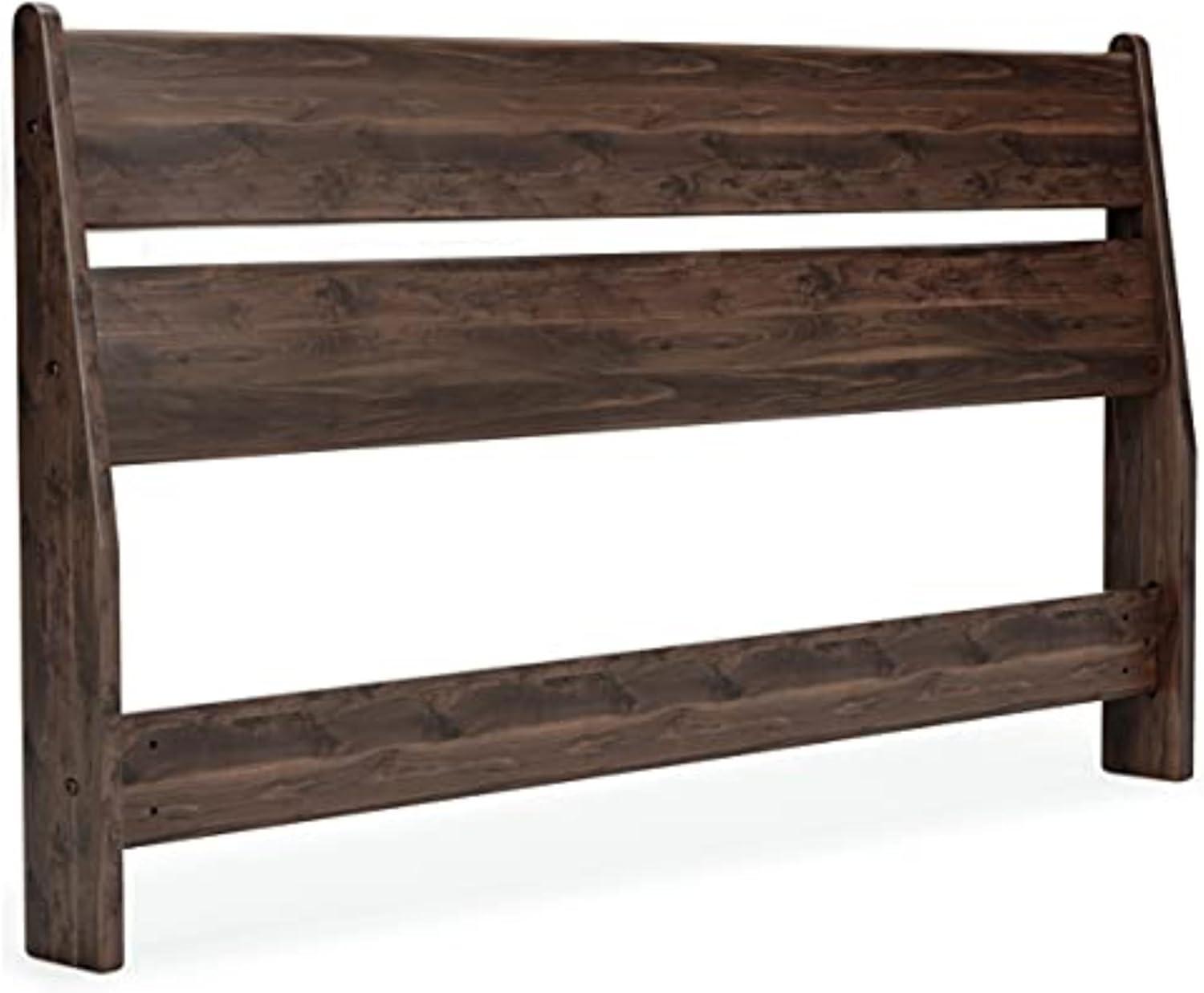 imageSignature Design by Ashley Deanlow Rustic Panel Headboard Full Light BrownDark Brown