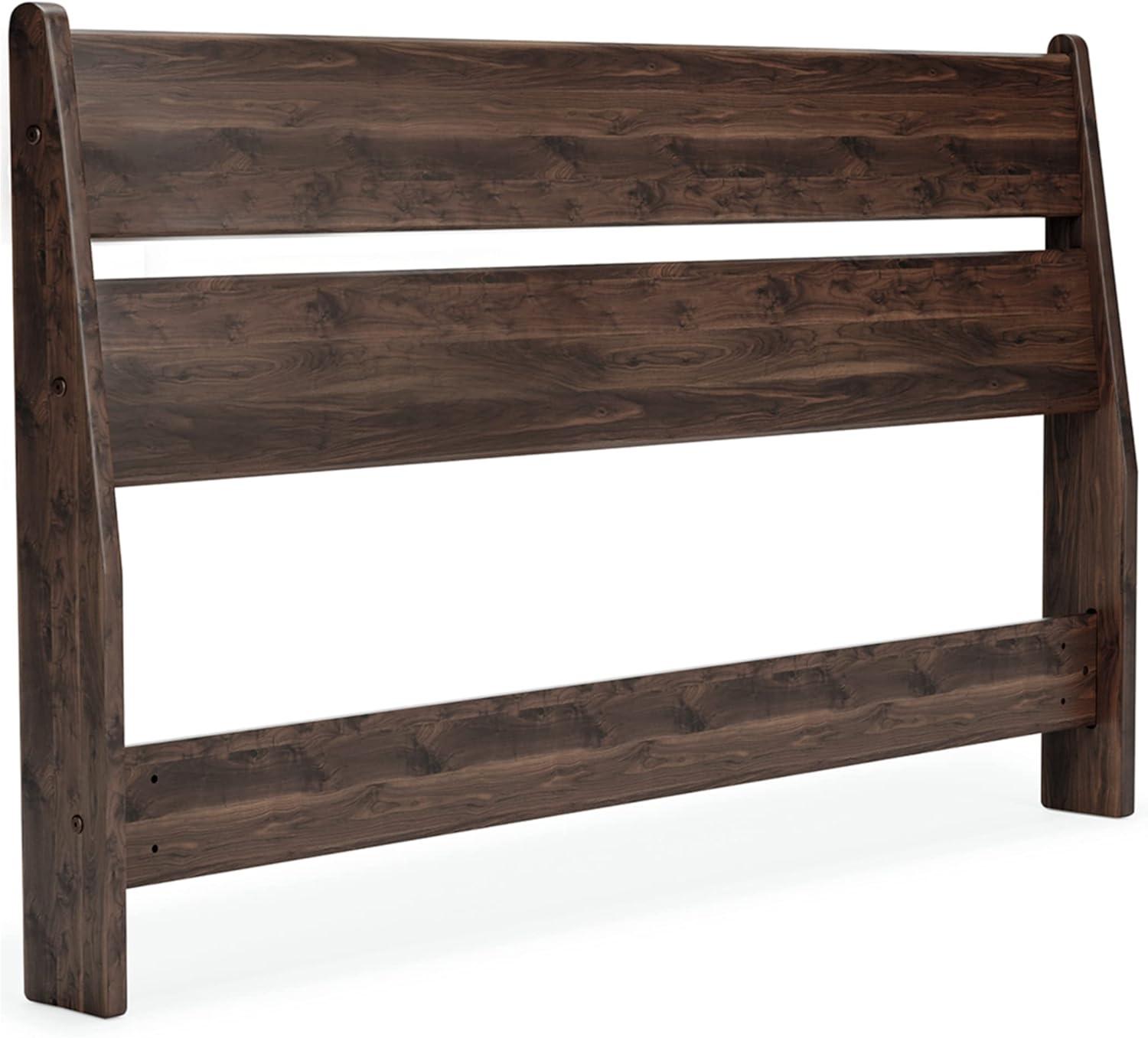 imageSignature Design by Ashley Deanlow Rustic Panel Headboard Full Light BrownDark Brown