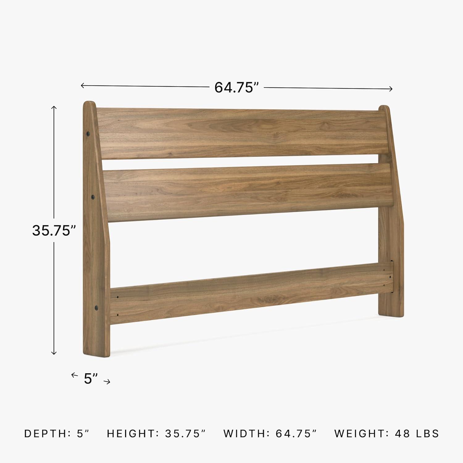 imageSignature Design by Ashley Deanlow Rustic Panel Headboard Full Light BrownHoney Brown
