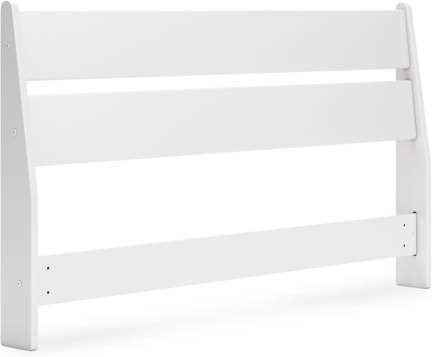 imageSignature Design by Ashley Deanlow Rustic Panel Headboard Full Light BrownWhite