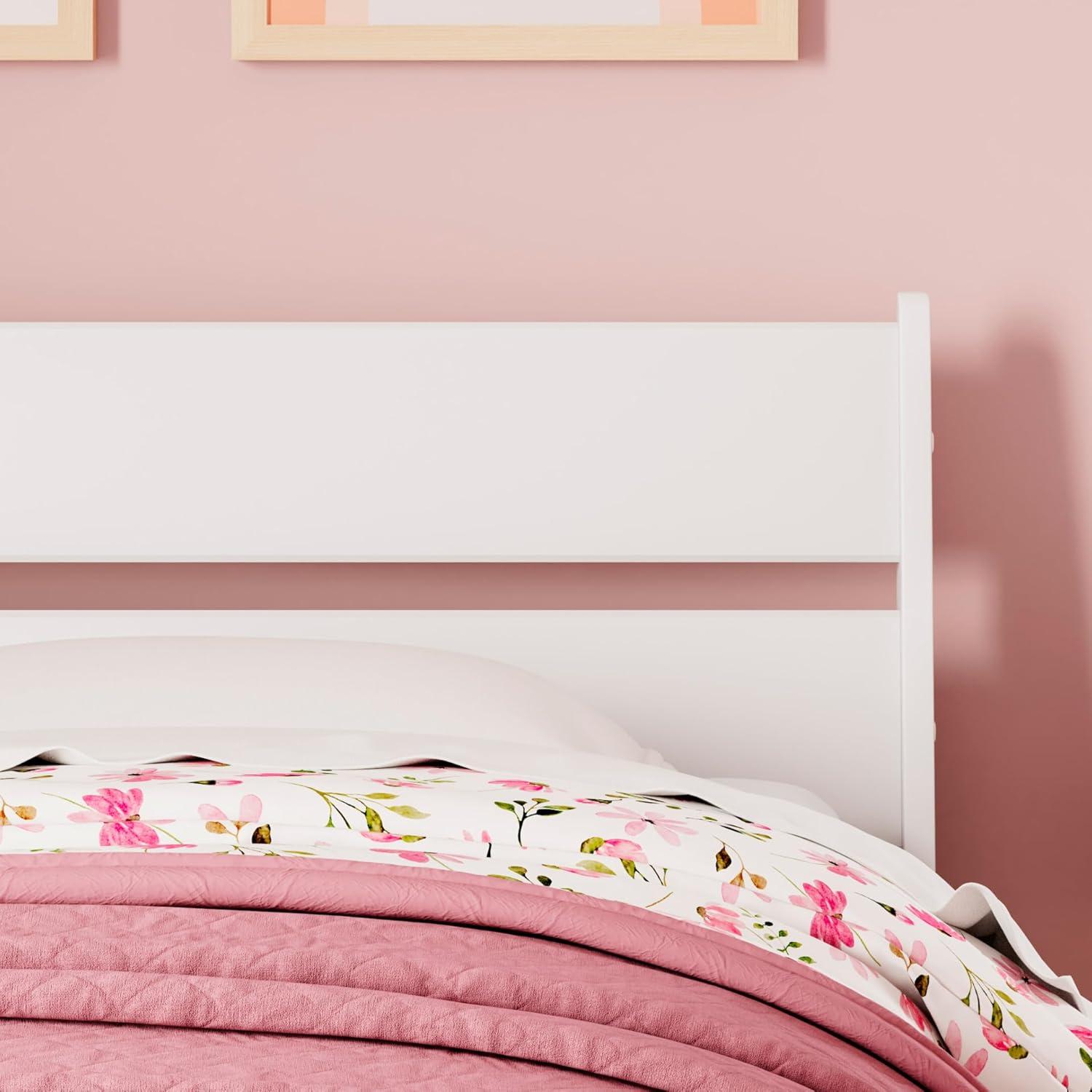 imageSignature Design by Ashley Deanlow Rustic Panel Headboard Full Light BrownWhite