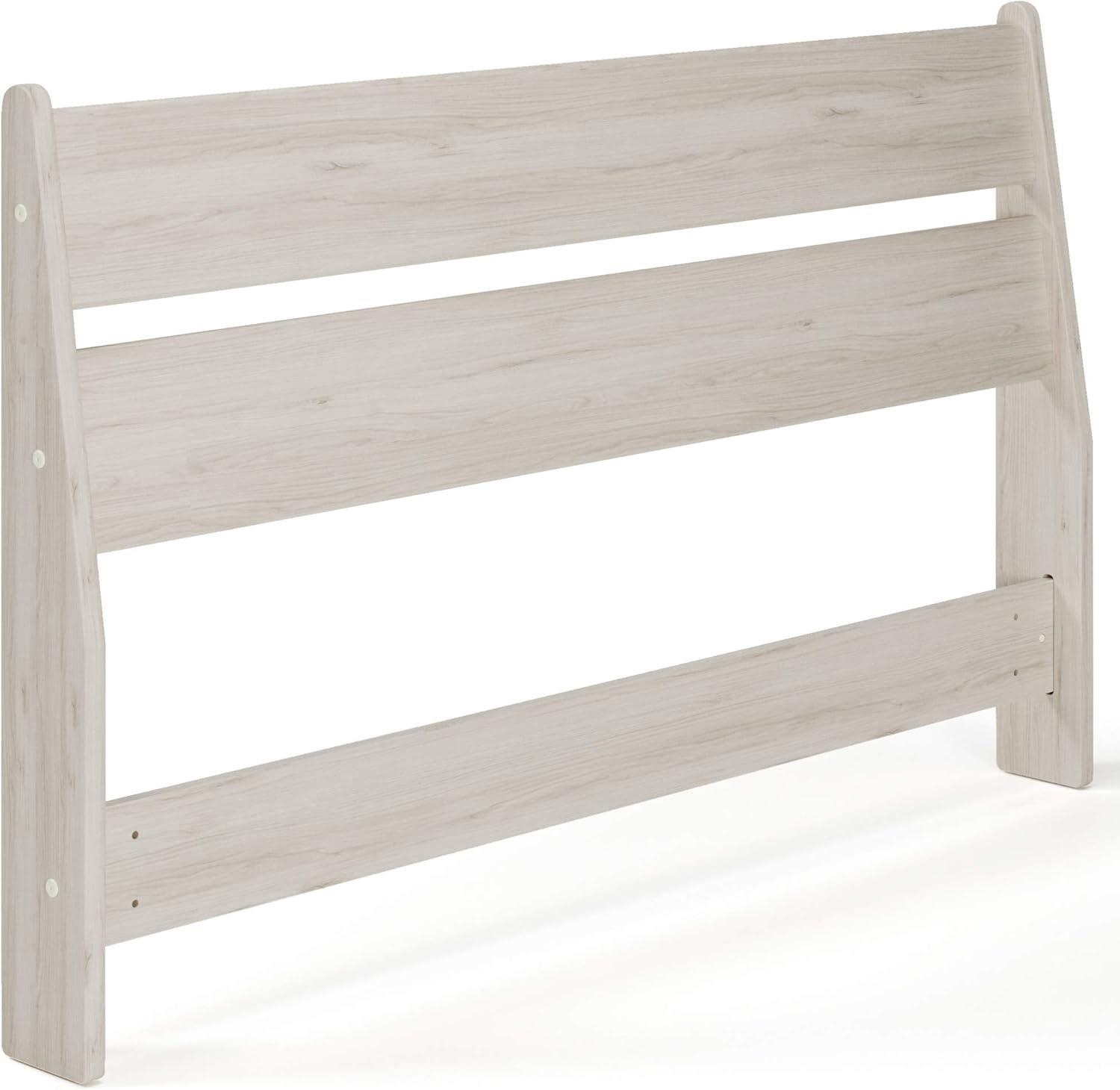 imageSignature Design by Ashley Deanlow Rustic Panel Headboard Full Light BrownWhitewash