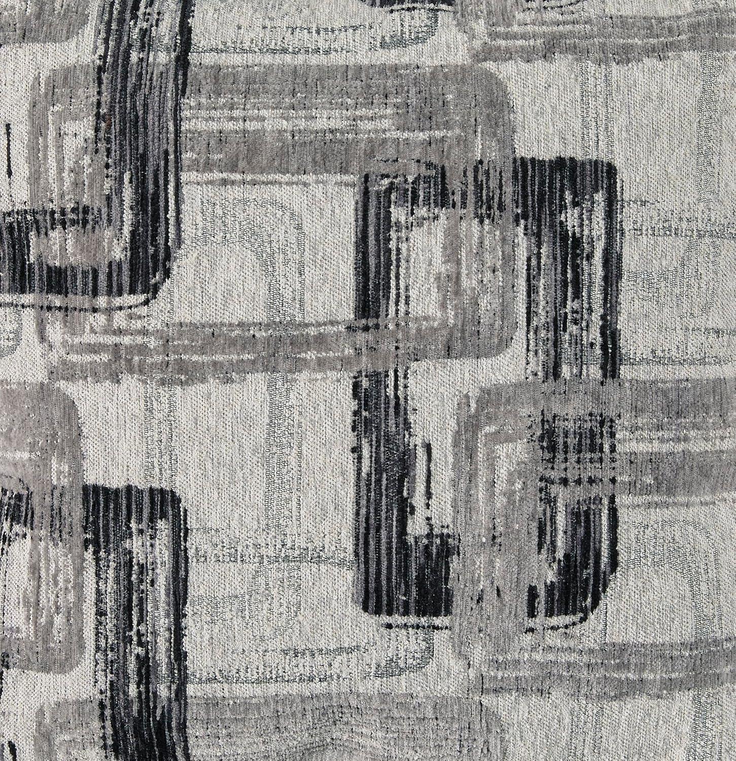 imageSignature Design by Ashley Gardiner Modern Upholstered Oversized Chair with 1 Throw Pillow Gray