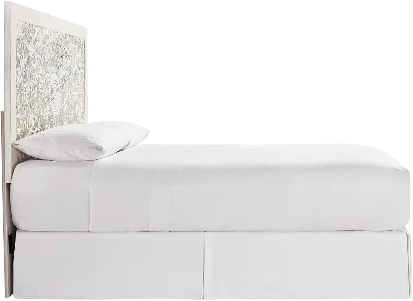 imageSignature Design by Ashley Paxberry Boho Chic Panel Adjustable Headboard ONLY Queen Whitewash