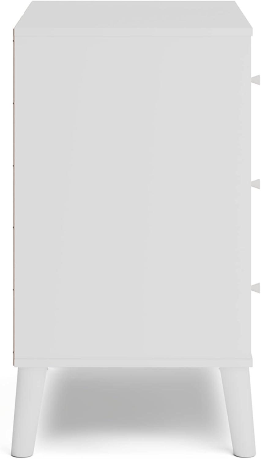 imageSignature Design by Ashley Piperton 5 Drawer Chest Black ampamp Light BrownWhiteNatural