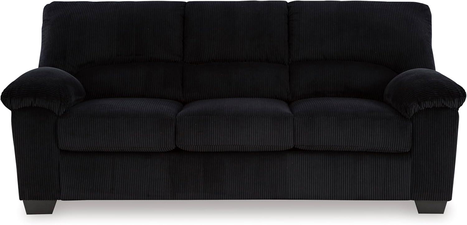 imageSignature Design by Ashley SimpleJoy Modern Sofa for Living Room BlackBlack
