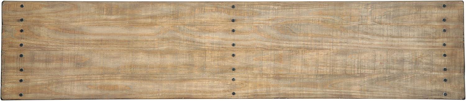 imageSignature Design by Ashley Susandeer Rustic Farmhouse Console Sofa Table BrownSusandeer