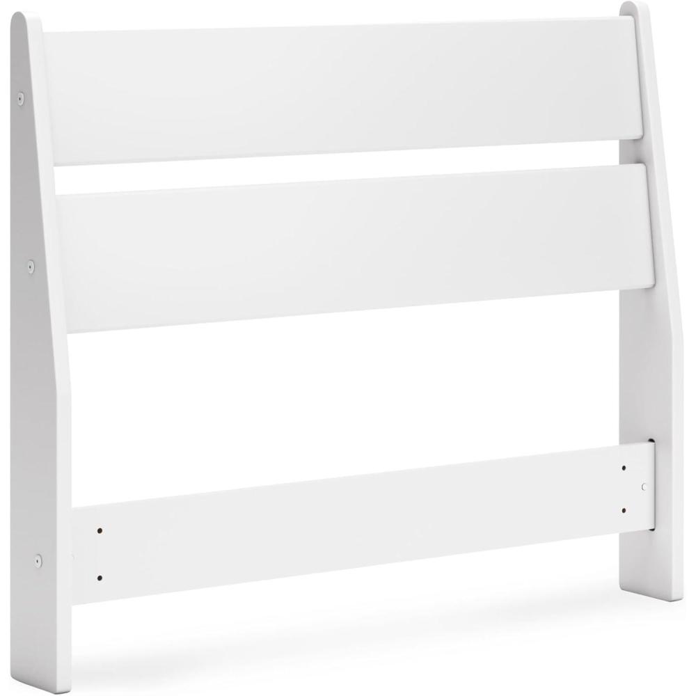 imageSignature Design by Ashley Deanlow Rustic Panel Headboard Full Light BrownWhite