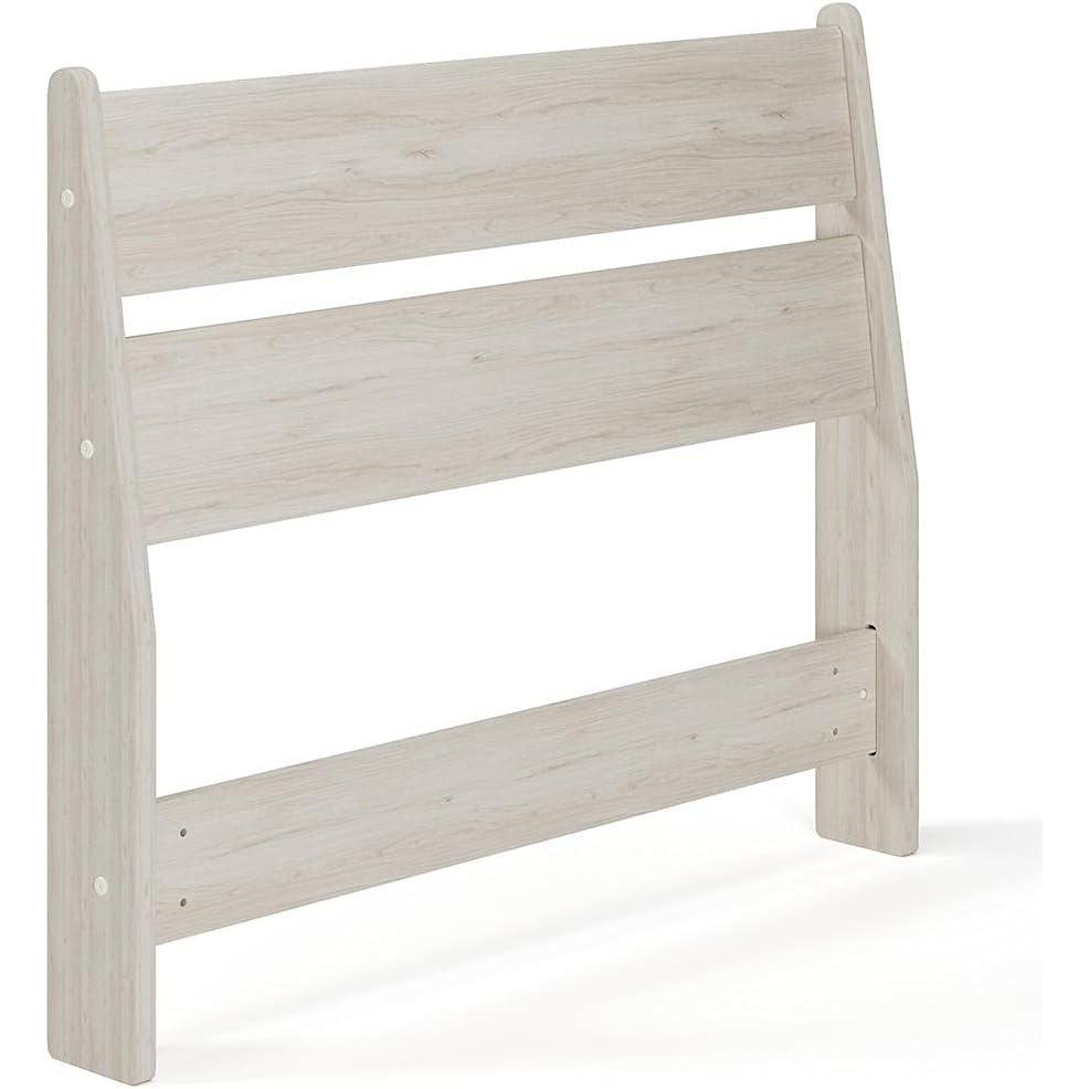 imageSignature Design by Ashley Deanlow Rustic Panel Headboard Full Light BrownWhitewash