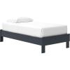 imageSignature Design by Ashley Simmenfort Vintage Twin Platform Bed with Metal Slats No Box Spring Needed Blue