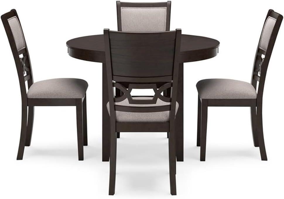 imageAshley Furniture Langwest Brown Dining Table and 4 Chairs Set of 5