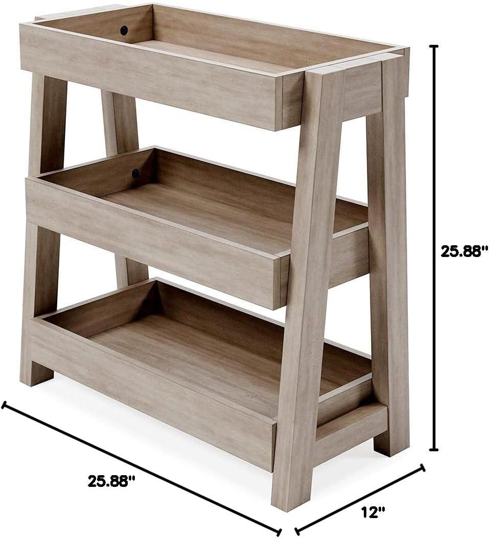 imageSignature Design by Ashley Blariden Modern Childrens Accent Shelf CharcoalBeige