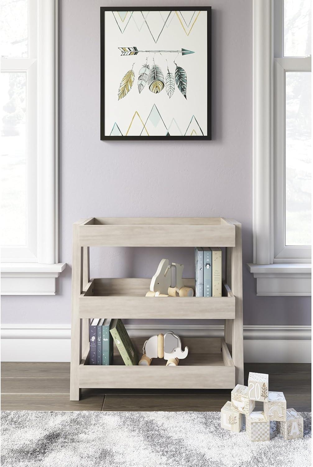 imageSignature Design by Ashley Blariden Modern Childrens Accent Shelf CharcoalBeige