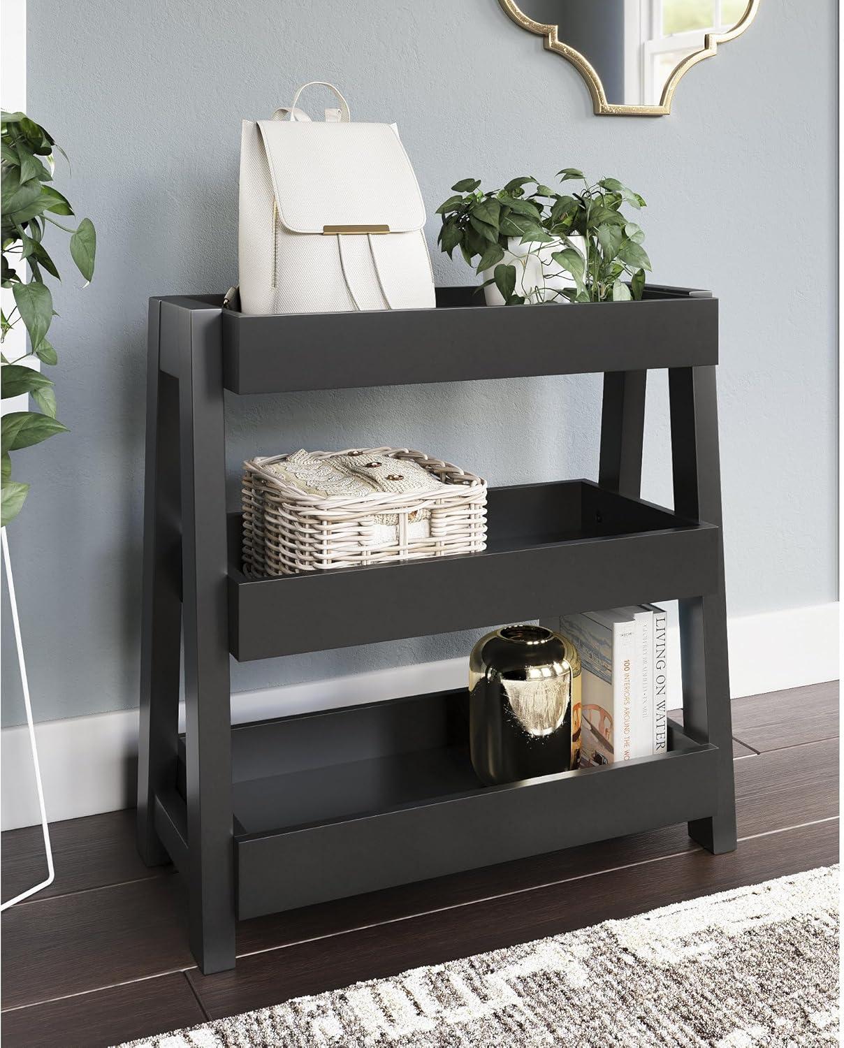 imageSignature Design by Ashley Blariden Modern Childrens Accent Shelf CharcoalBlack