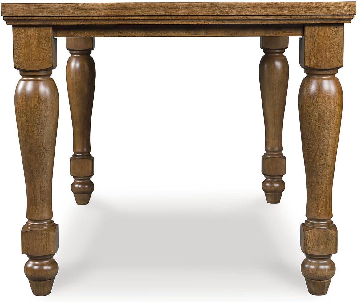 imageSignature Design by Ashley Chadworth Traditional Counter Height Dining Table with Turned Leg Seats Up to 6 Light Brown