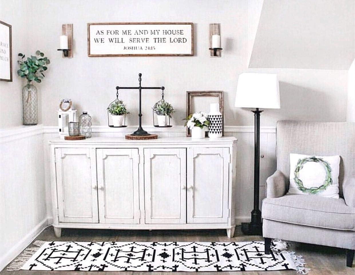 imageSignature Design by Ashley Mirimyn Distressed 4Door Accent Cabinet or TV Stand Antique White