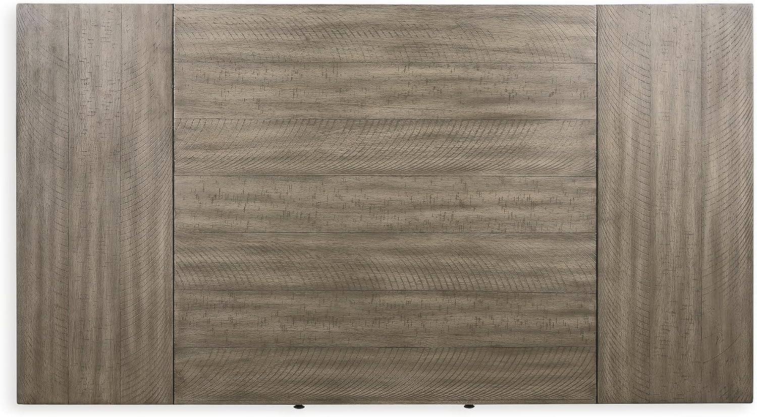 imageSignature Design by Ashley Skempton Farmhouse Rectangular Dining Room Table with Storage White ampamp Light Brown